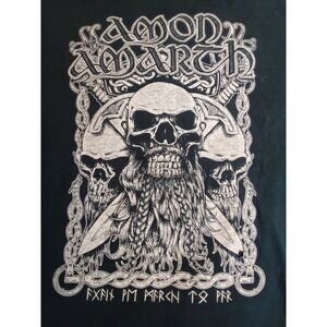 Amon Amarth Bearded Skull T-Shirt 2XL Death Metal Music